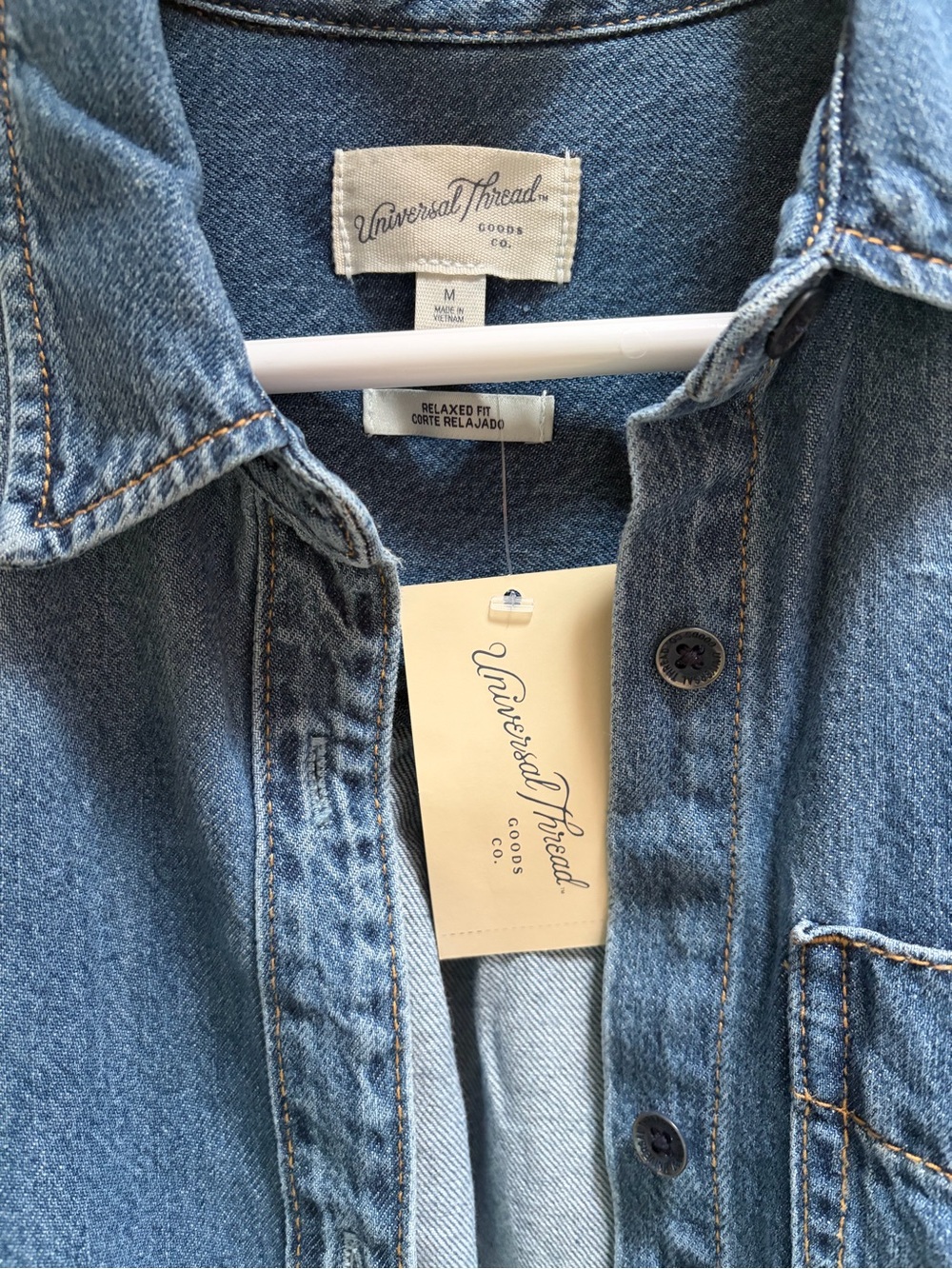 Universal Thread Denim button down NWTags! - Picture 2 of 4